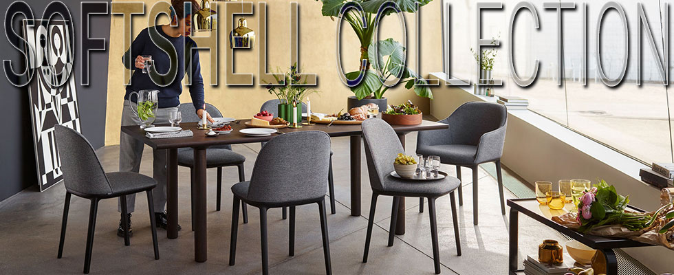 Chaise et fauteuil Softshell Vitra