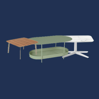 Tables basse extérieur