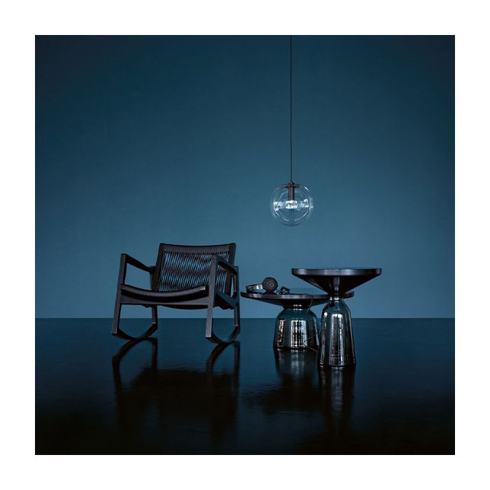 Table d'appoint Bell métal noir