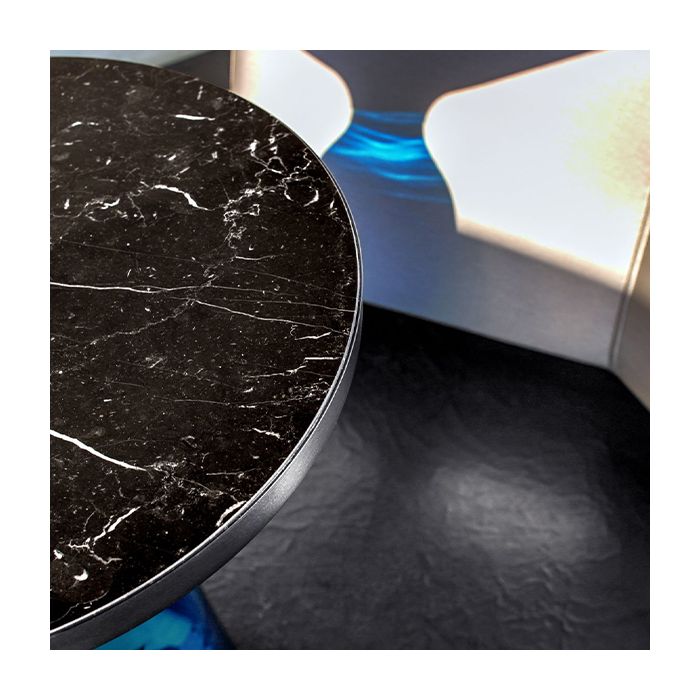 Table d'appoint Bell métal noir