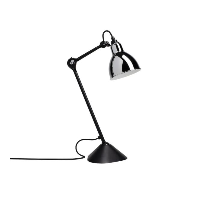 Lampe Gras n°205 - Noir / Chrome (Outlet)