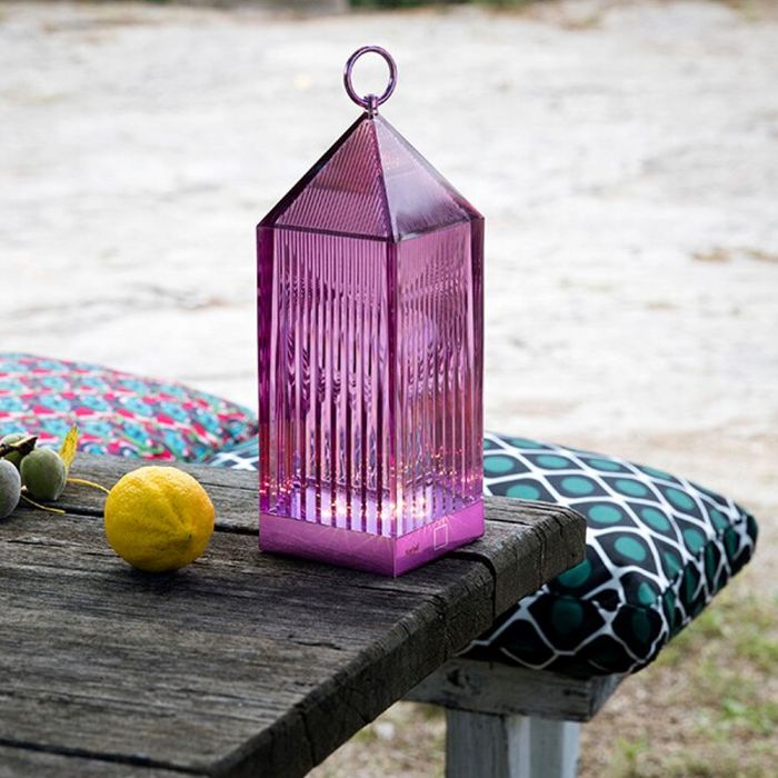 Lampe sans fil rechargeable Lantern - PMMA recyclé