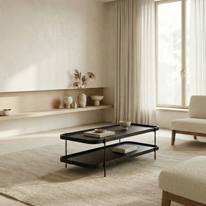 Hum table basse rectangulaire