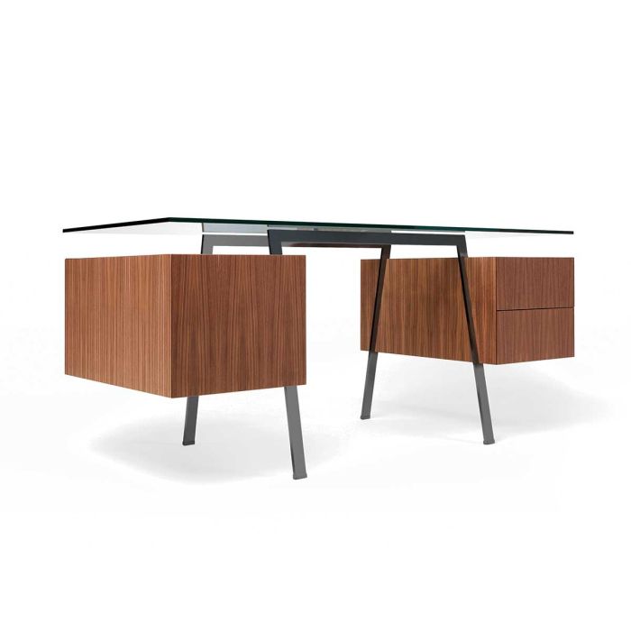Bureau Homework 2 tiroirs & rangement dossiers