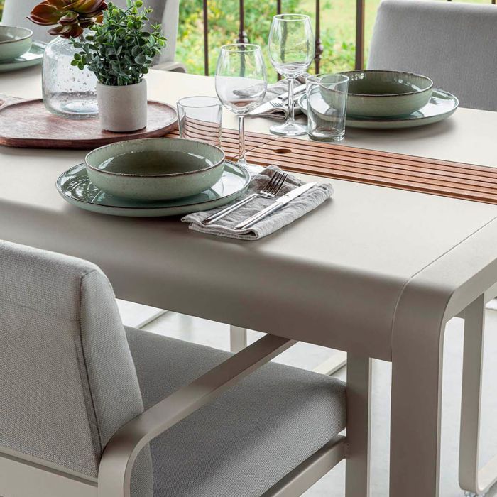Fauteuil repas Bellevie - gris graphite