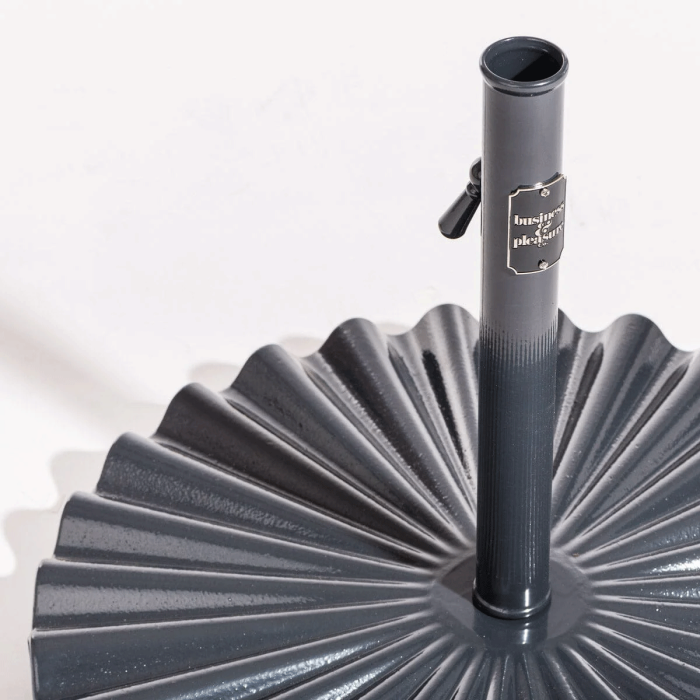 Pied de parasol Camshell base