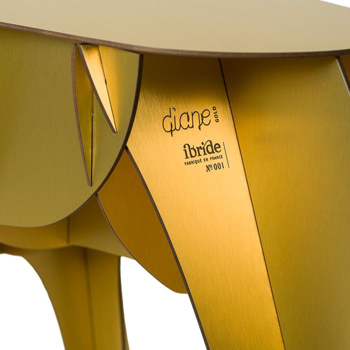 Console biche Diane capsule Gold