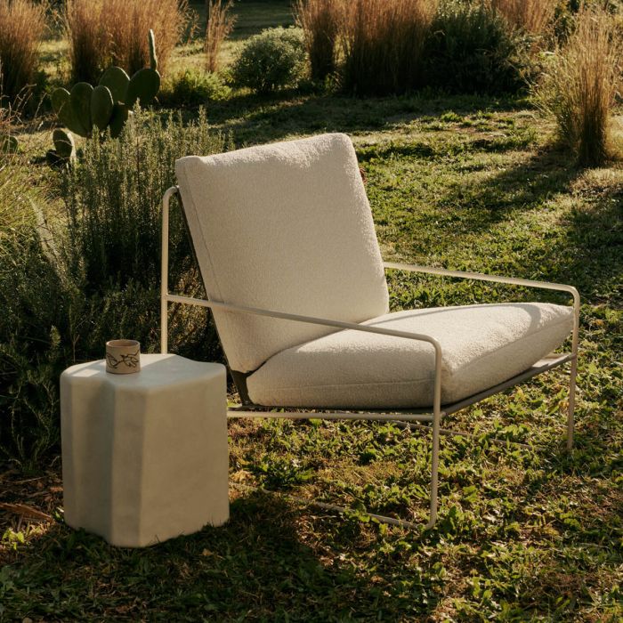 Fauteuil desert - pure bouclé
