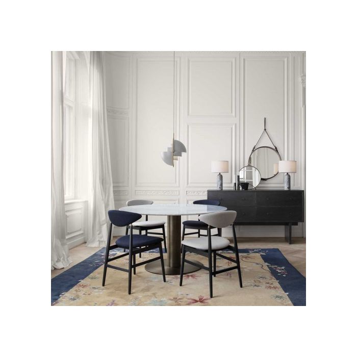 Chaise Gent Fully - Bleu Vidar (Outlet) 