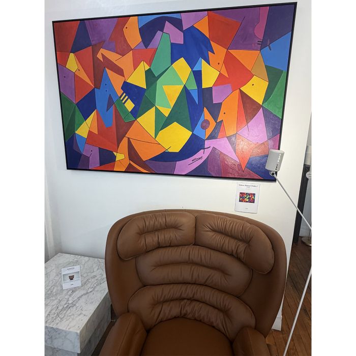 Tableau Abstract Chakra 7 - 100x150 cm