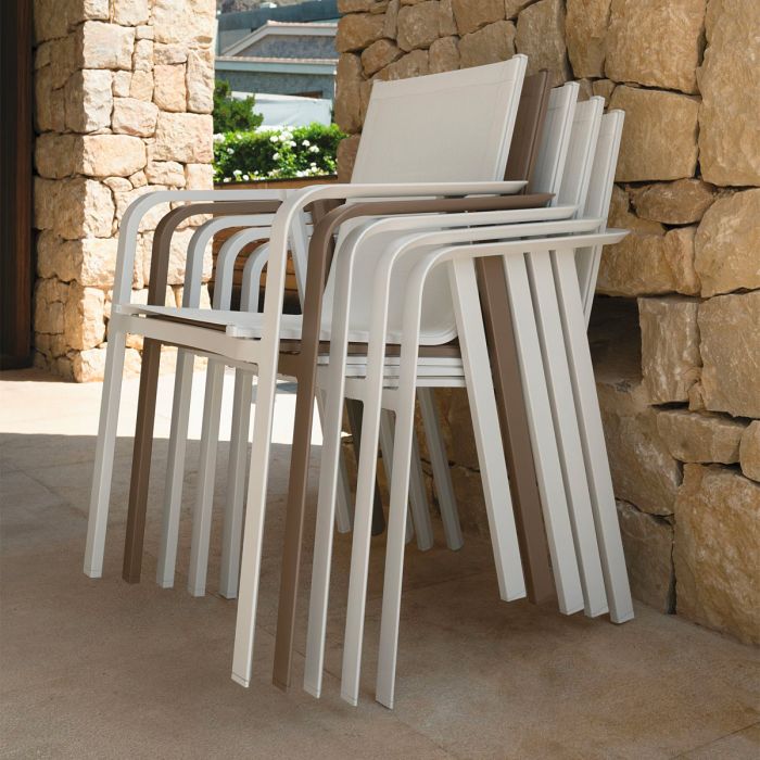 Chaise avec accoudoirs Milo
