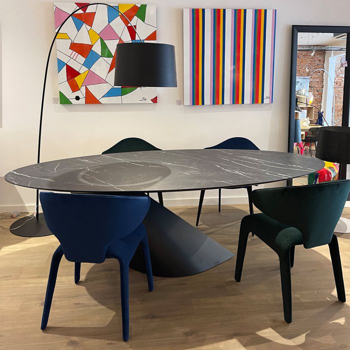 Table Ovale O mate