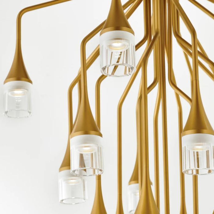 Suspension Patrona LED - Or satiné (Outlet)
