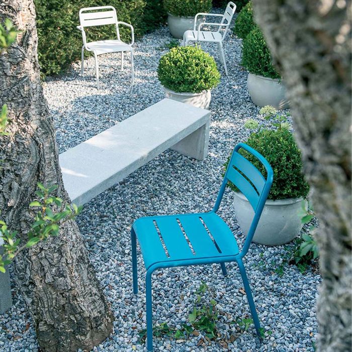 Chaise avec accoudoirs Star - Lot de 4