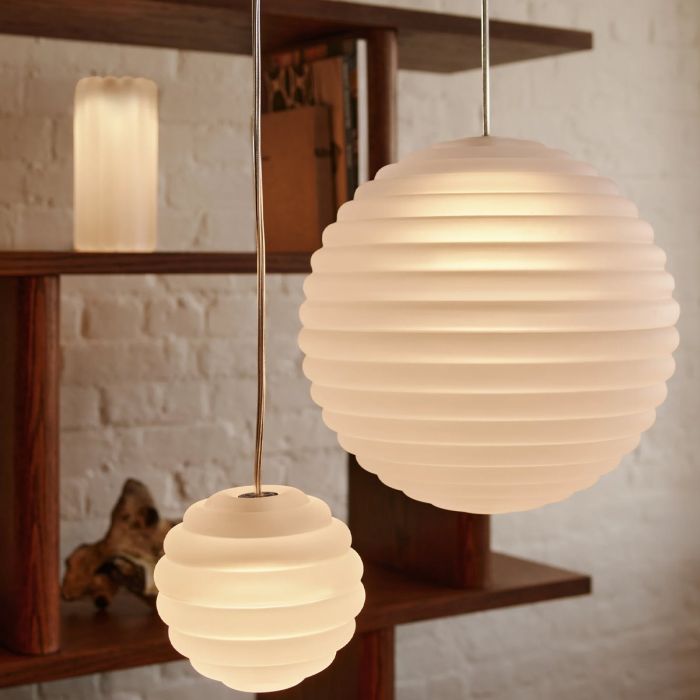 Suspension Press Frosted - Sphère