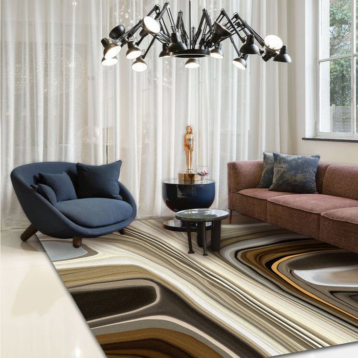 Tapis Liquid Layers rectangulaire