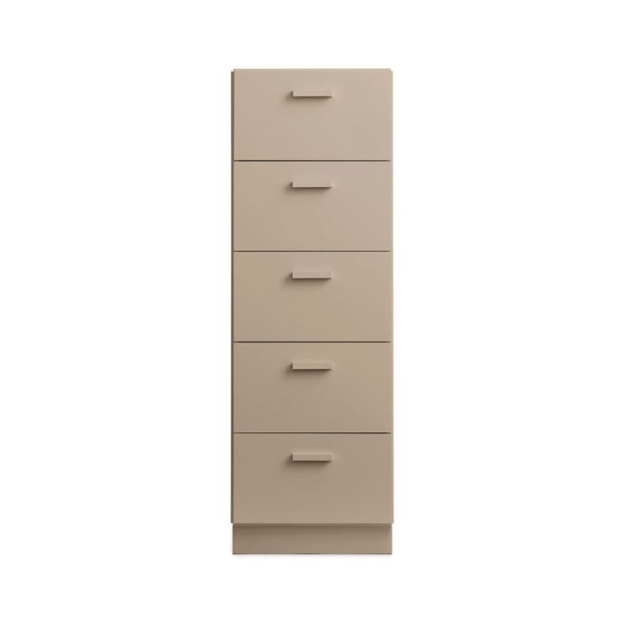 Relief Chest of drawers, tall with plinth