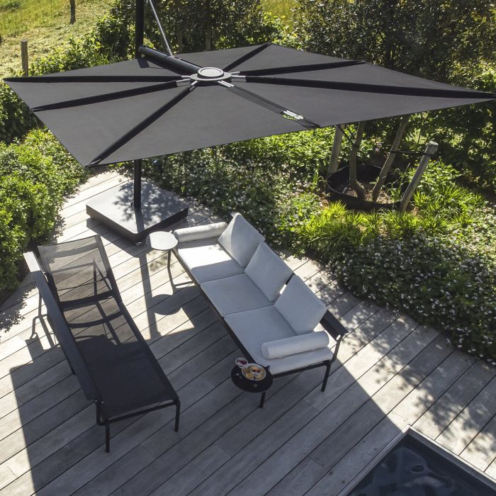 Parasol carré droit Sensu
