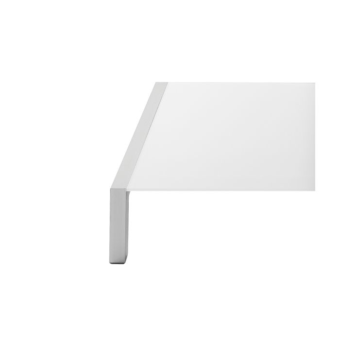 Table Sushi verre 100 Blanc
