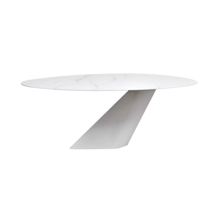 Table Ovale O mate