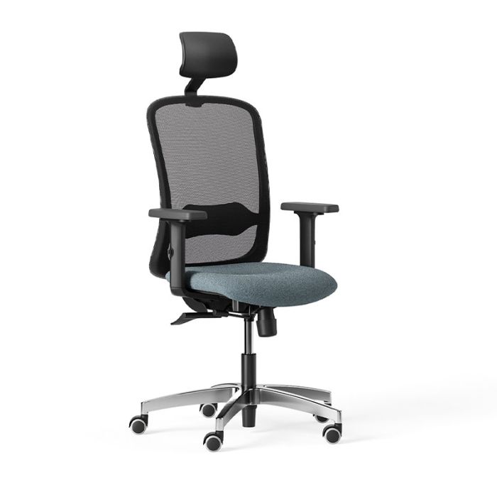 Takk Black Fauteuil De Bureau - Avec Appuie-Tête