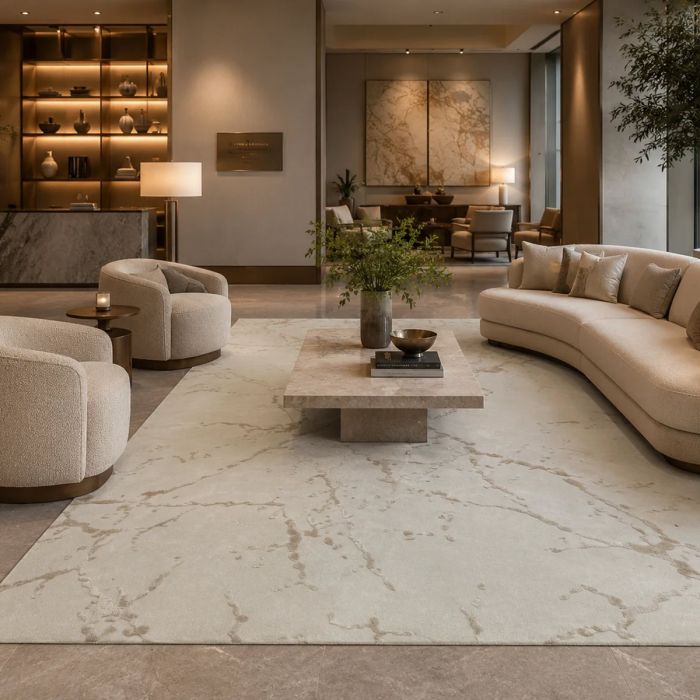 Tapis Marmora - Ivoire