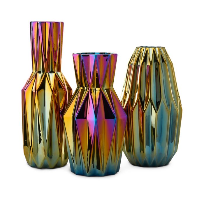 Vase Oily Folds