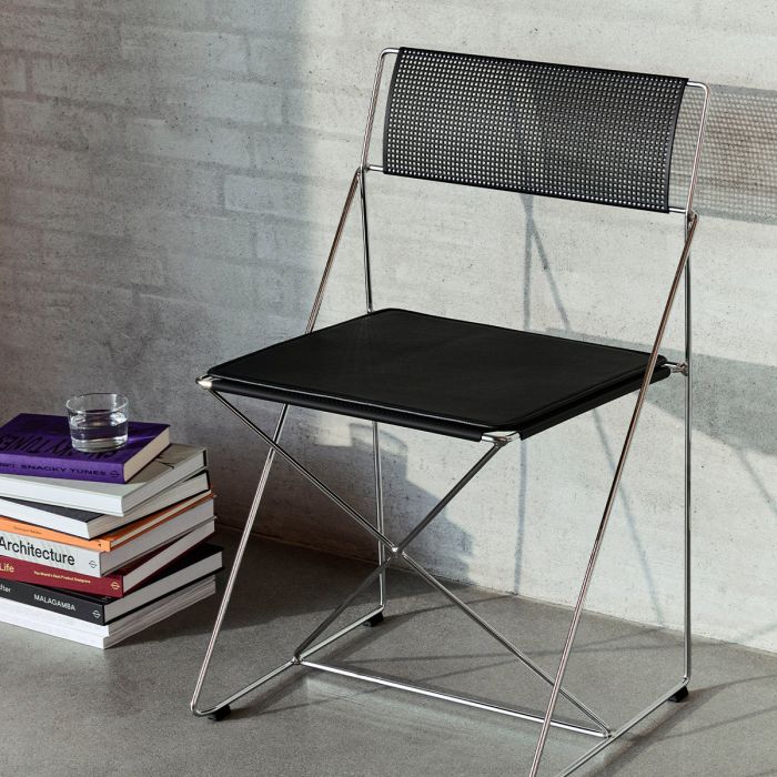 Chaise X-Line - Chrome - Lot de 2