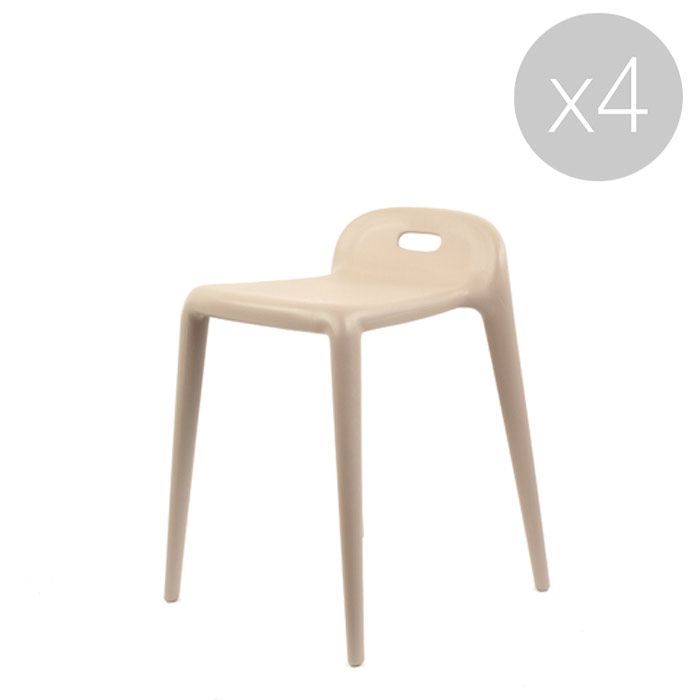 Tabouret Yuyu - Lot de 4