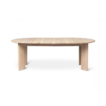 Table Bevel extensible - chêne huilé blanc 