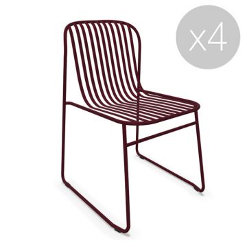 Chaise Riviera - Lot de 4