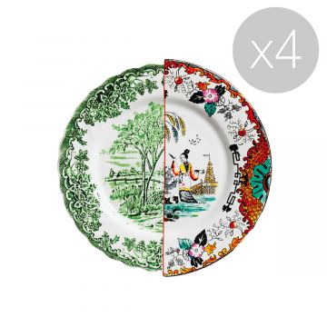 Assiette Hybrid Ipazia - Lot de 4 