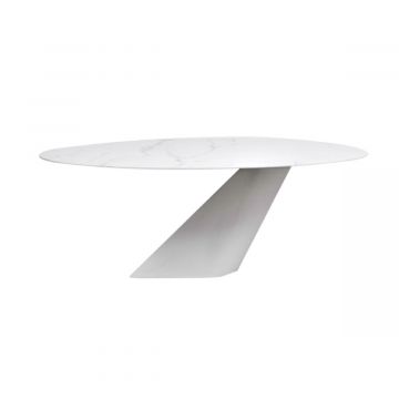 Table Ovale O mate